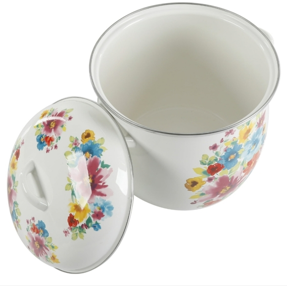 ❤️ New Pioneer Woman Breezy Blossom 12 Qt Stock Pot - Picture 2 of 7